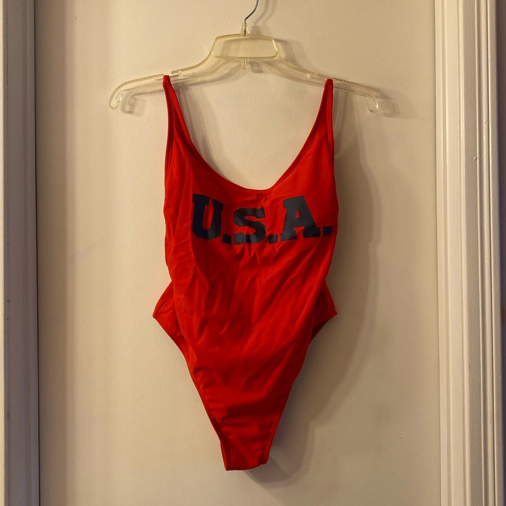 USA One-Piece Swim Suit
